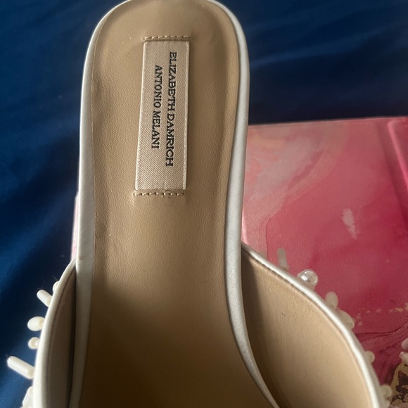 ANTONIO MELANI White Embellished Heels - Picture 3 of 5